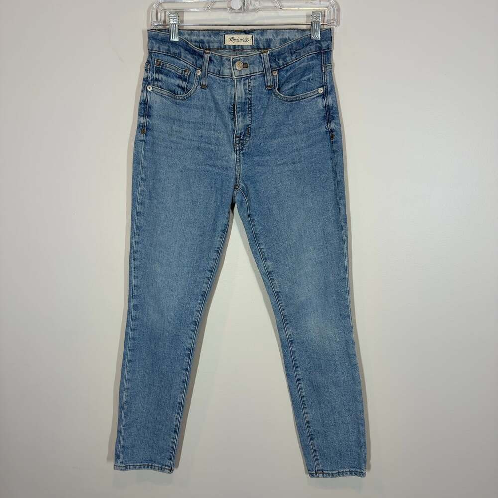 Madewell 9" High-Rise Skinny Jeans Womens Size 26 Blue Denim Stretch